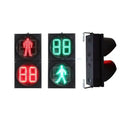 Traffic light LED light traffic and pedestrian control smart signal