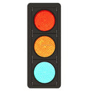 Traffic light LED light traffic and pedestrian control smart signal